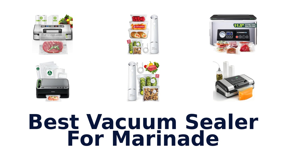 best vacuum sealer for marinade