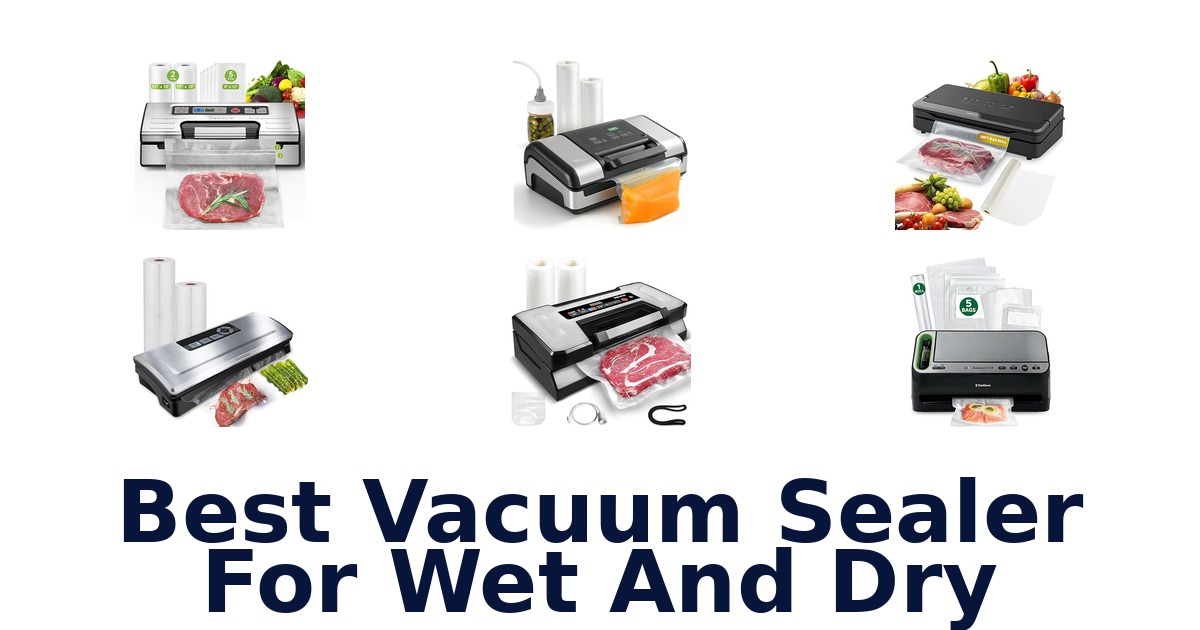 best vacuum sealer for wet and dry