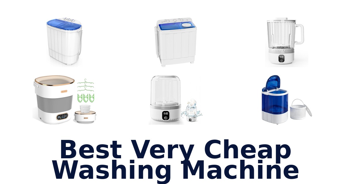 best very cheap washing machine