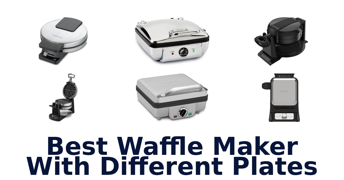 best waffle maker with different plates