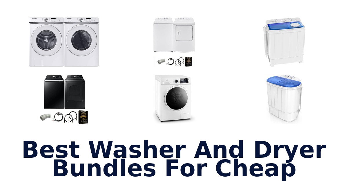 best washer and dryer bundles for cheap