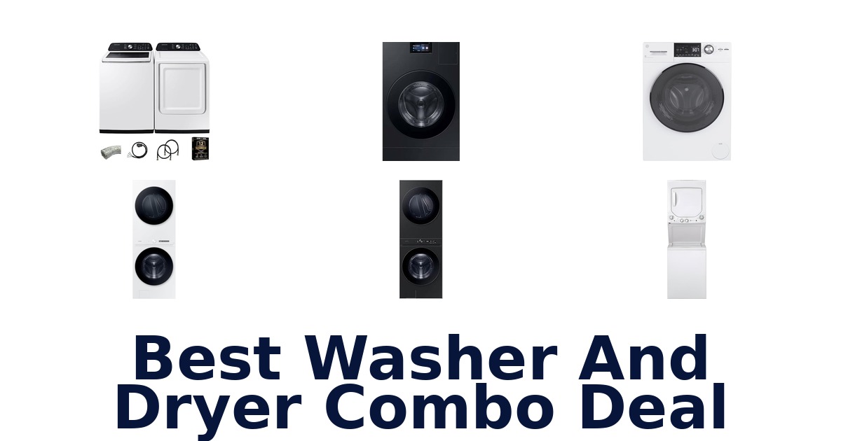 best washer and dryer combo deal