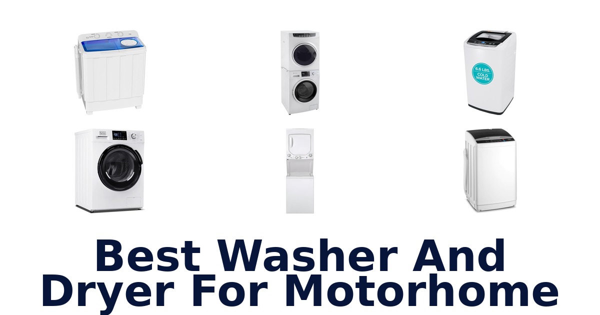 best washer and dryer for motorhome