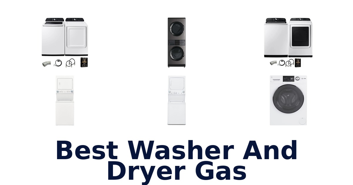 best washer and dryer gas