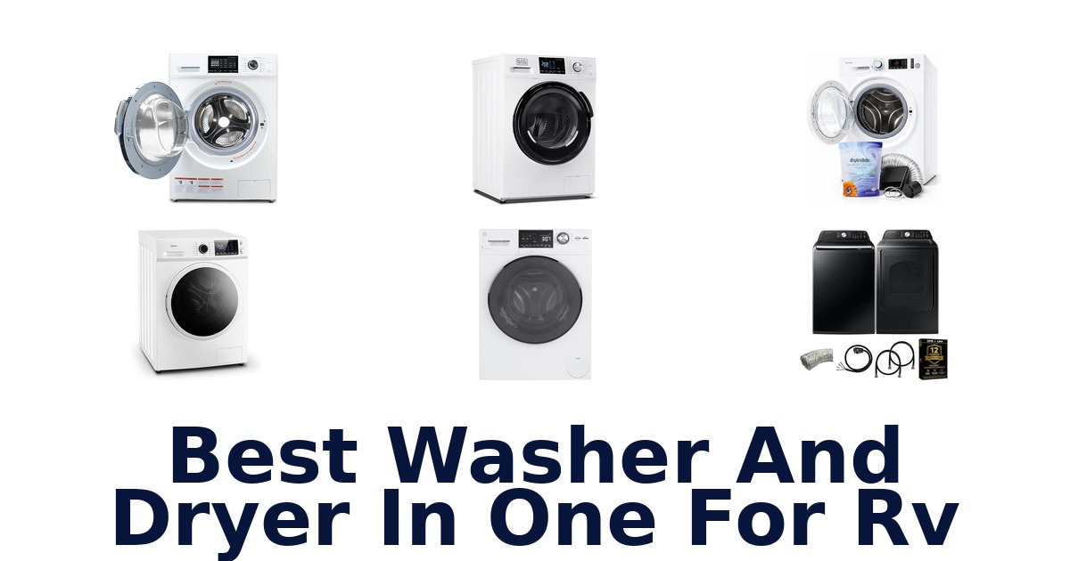 best washer and dryer in one for rv