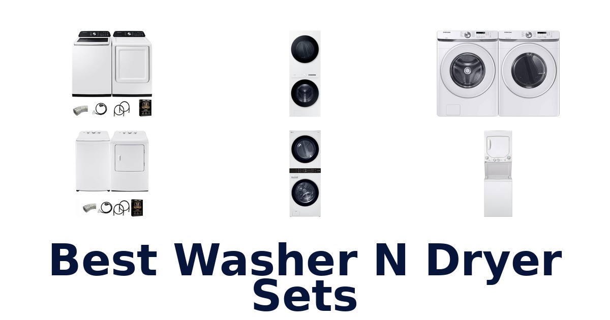 best washer n dryer sets