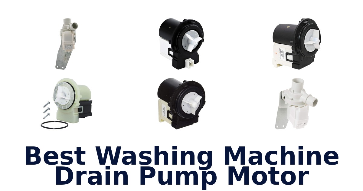 best washing machine drain pump motor