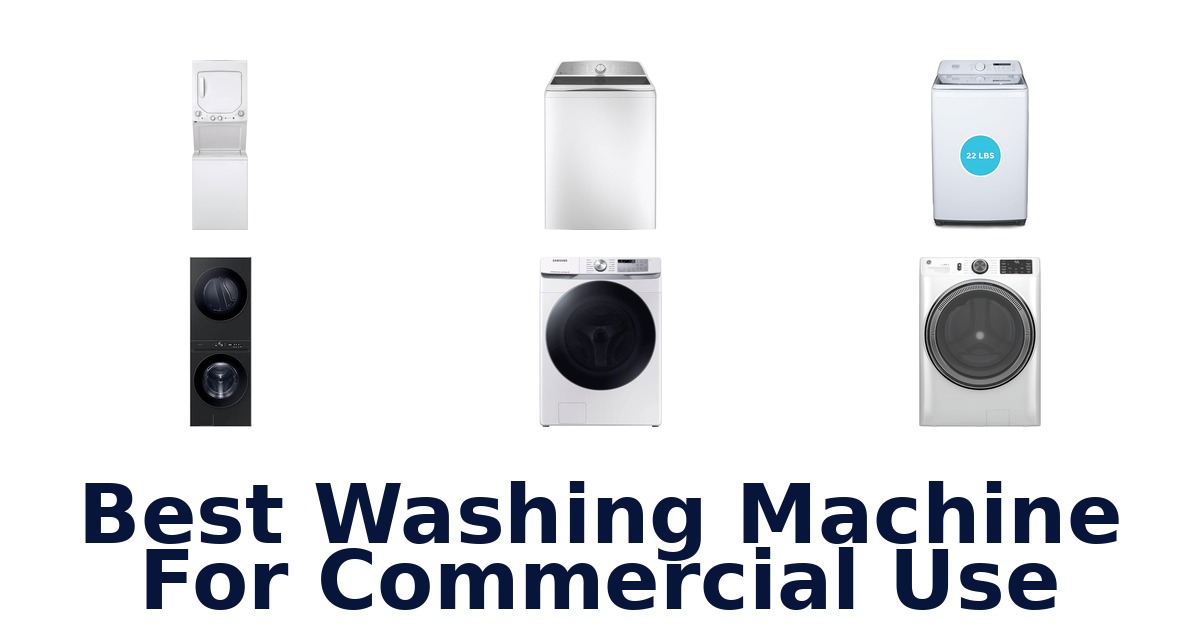 best washing machine for commercial use