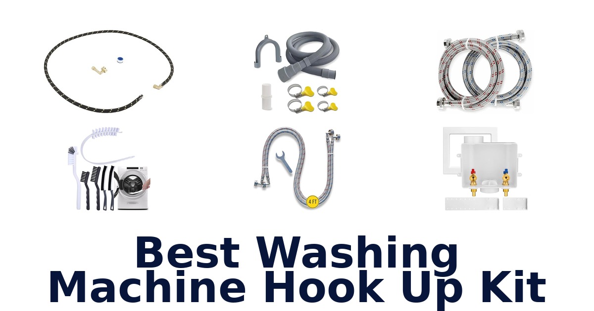 best washing machine hook up kit