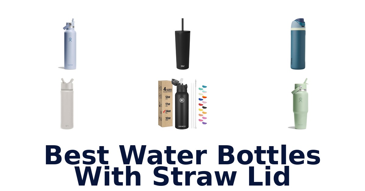 best water bottles with straw lid