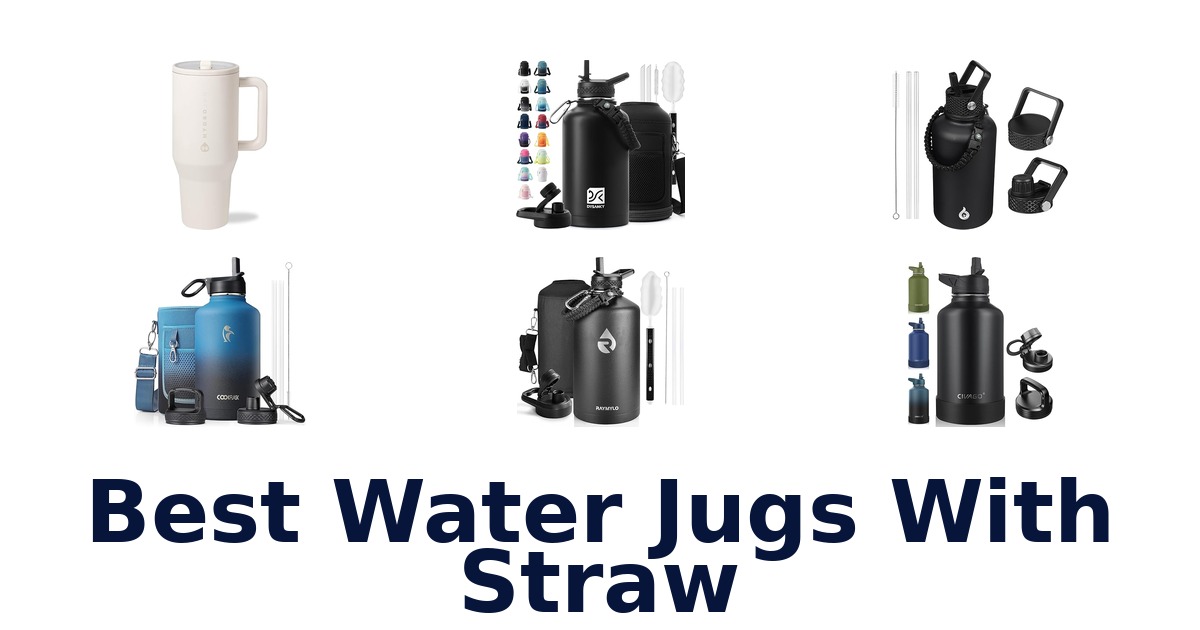 best water jugs with straw