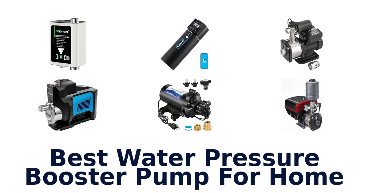 best water pressure booster pump for home