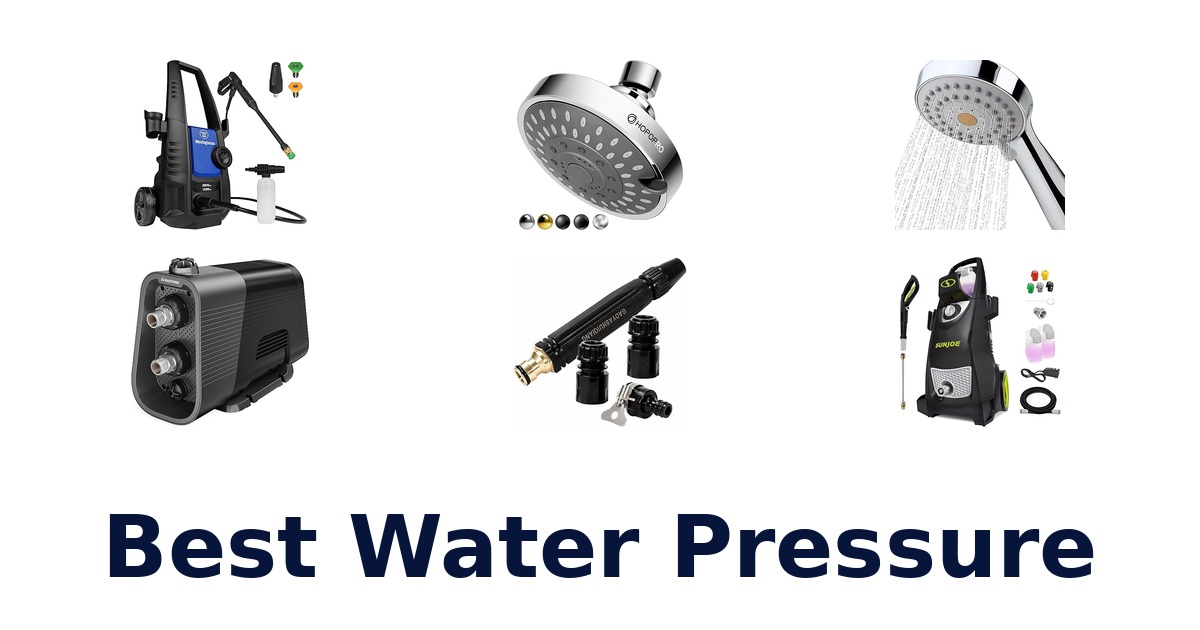 best water pressure