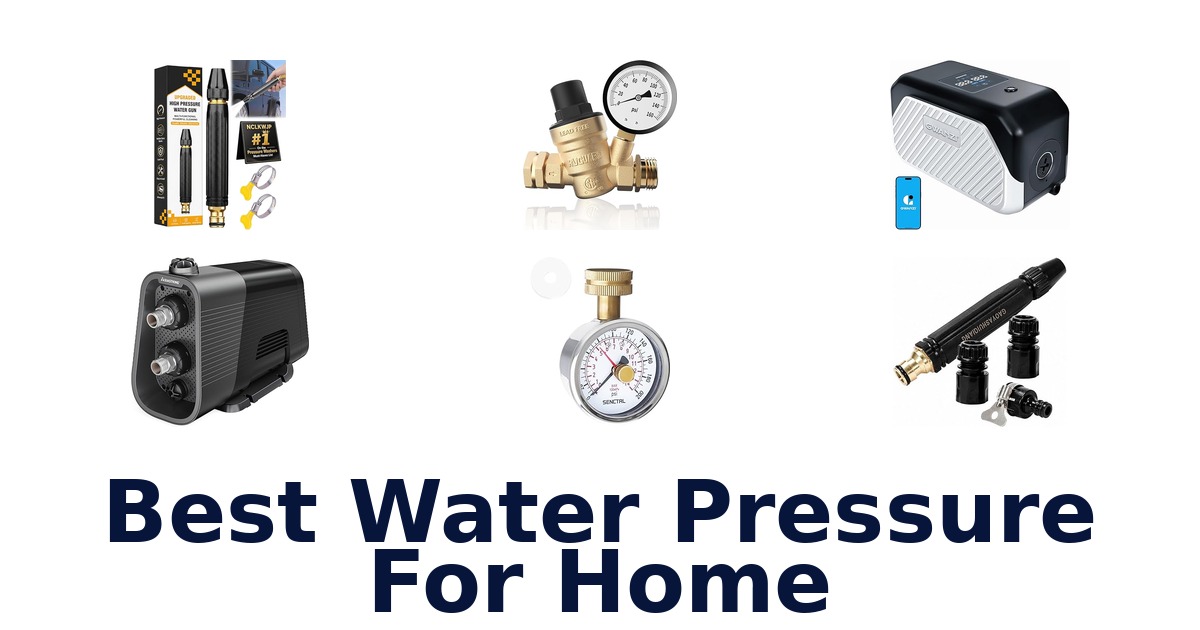 best water pressure for home