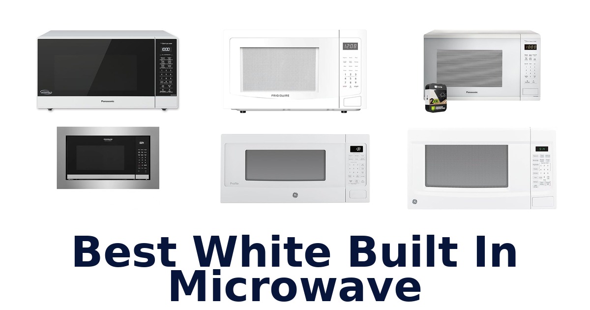 best white built in microwave