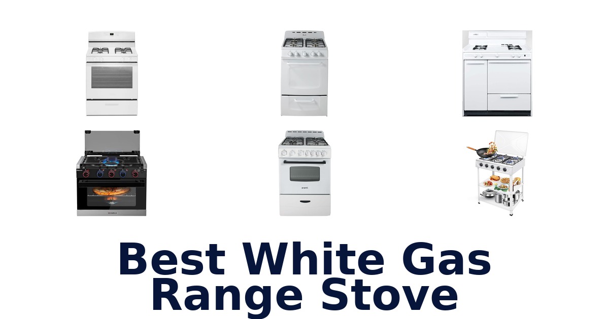 best white gas range stove