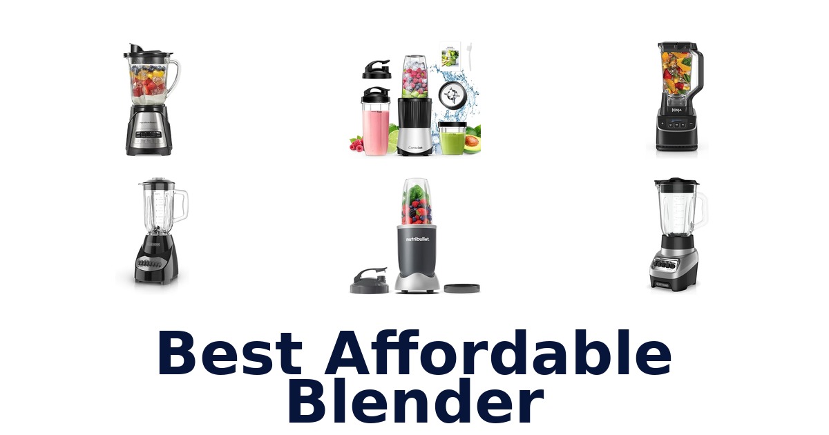 best affordable blender