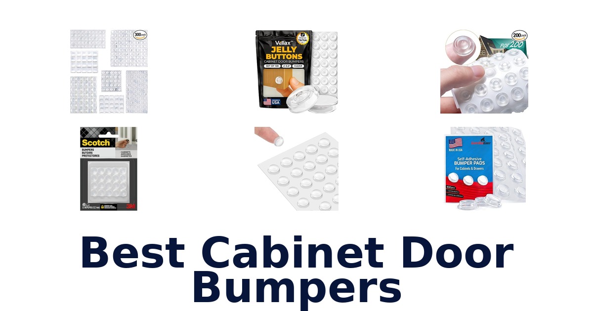 best cabinet door bumpers