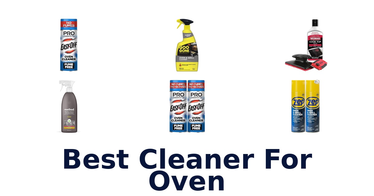 best cleaner for oven