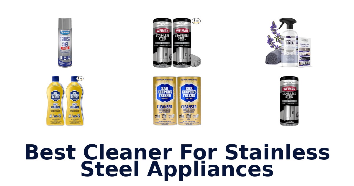 best cleaner for stainless steel appliances