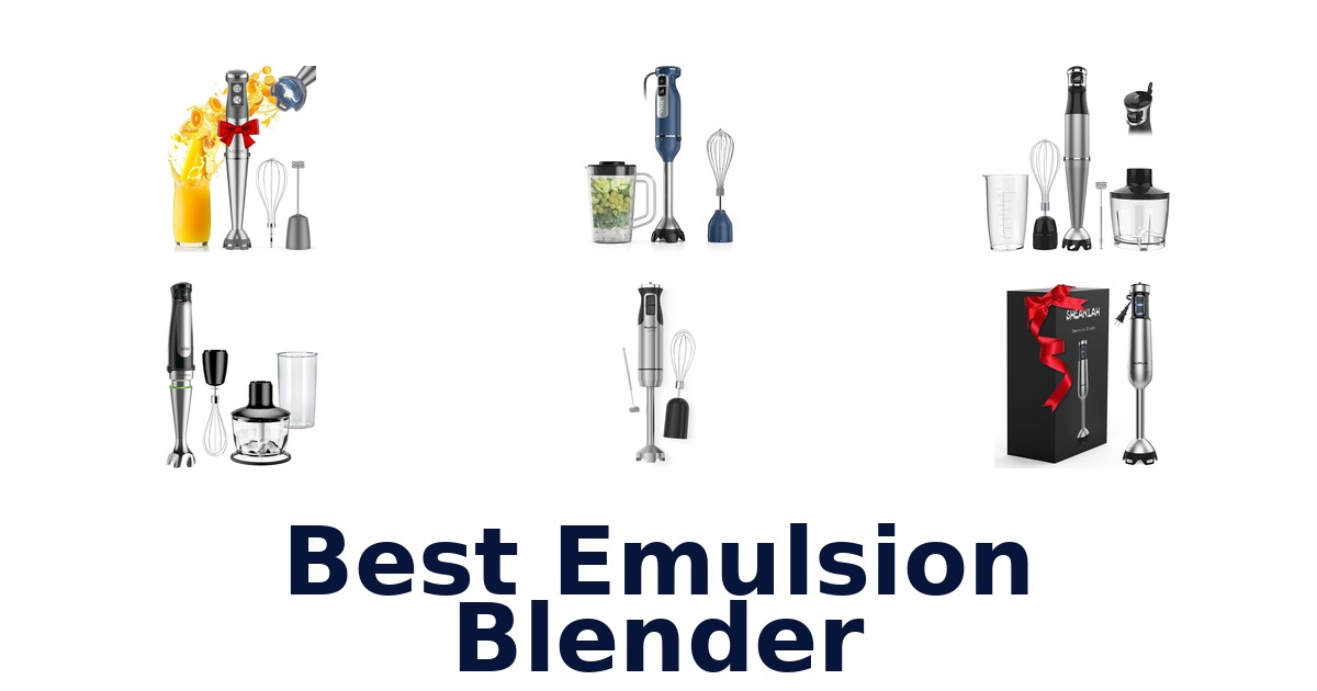 best emulsion blender