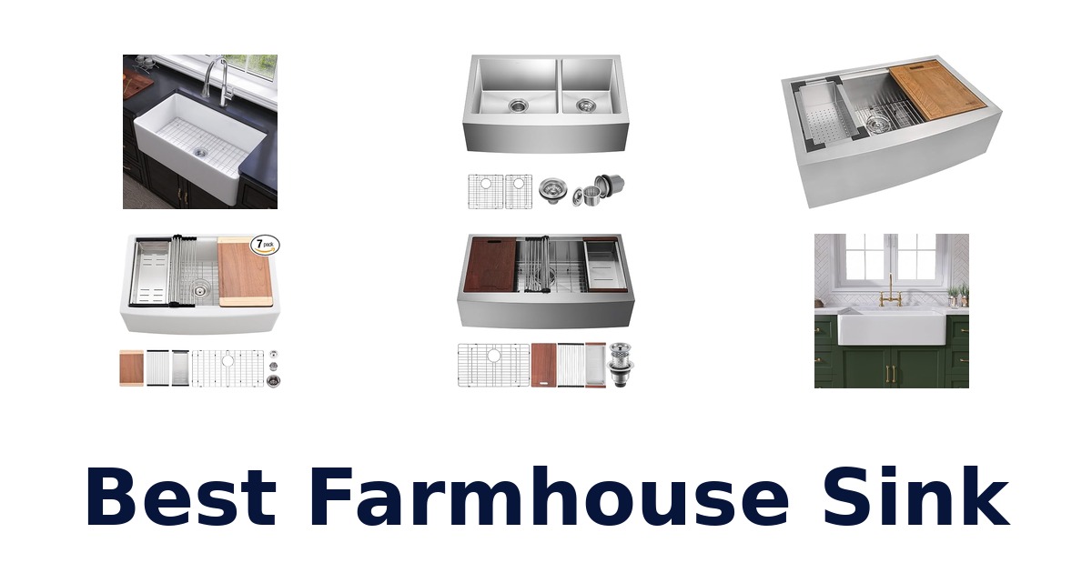 best farmhouse sink