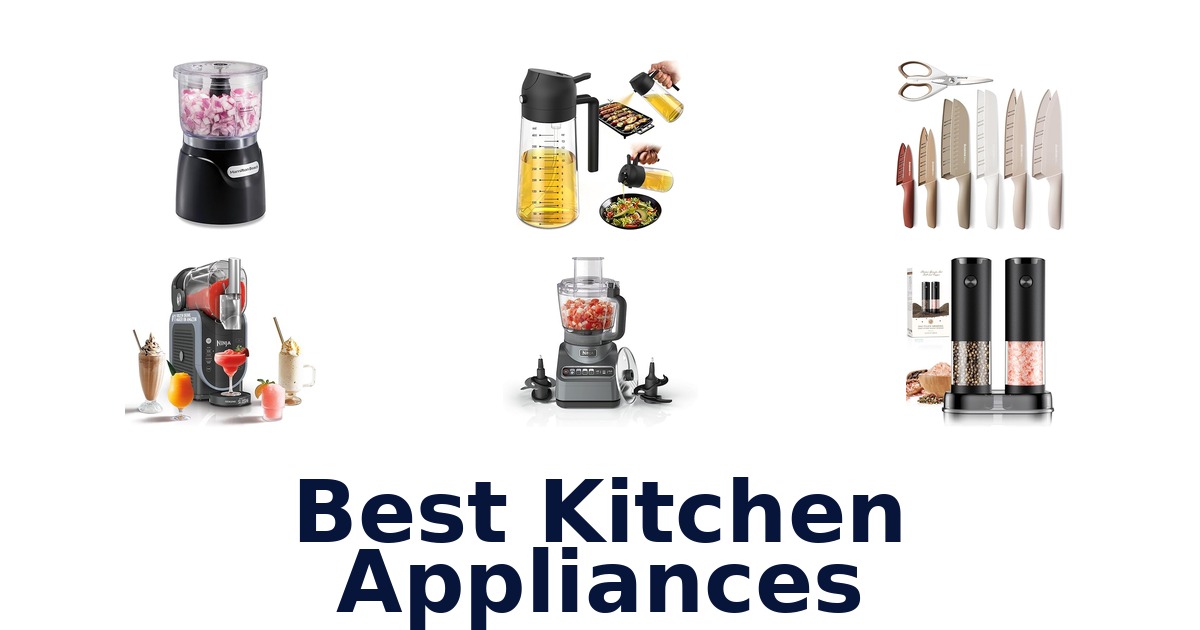 best kitchen appliances