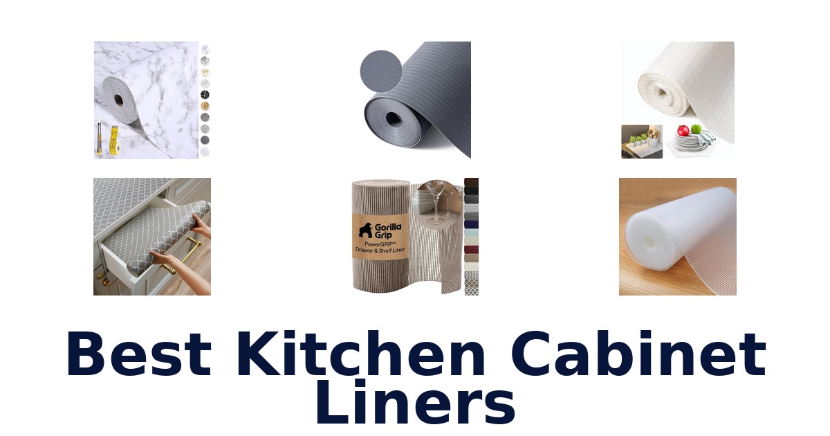 best kitchen cabinet liners