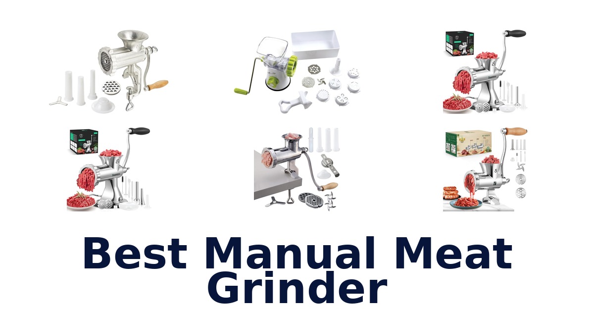 best manual meat grinder