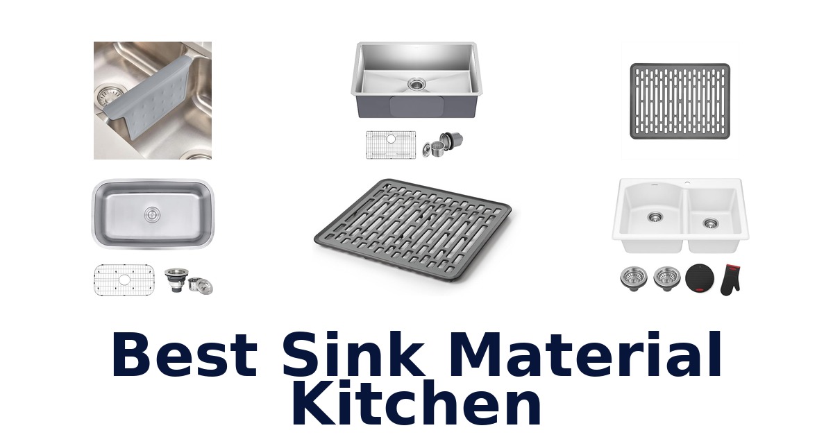 best sink material kitchen