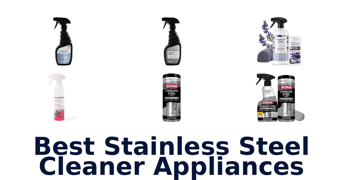 best stainless steel cleaner appliances