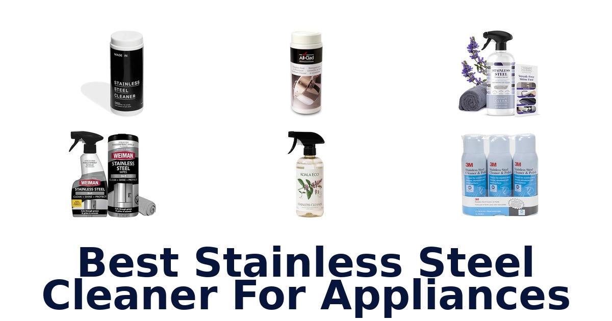 best stainless steel cleaner for appliances