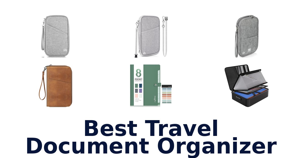 best travel document organizer