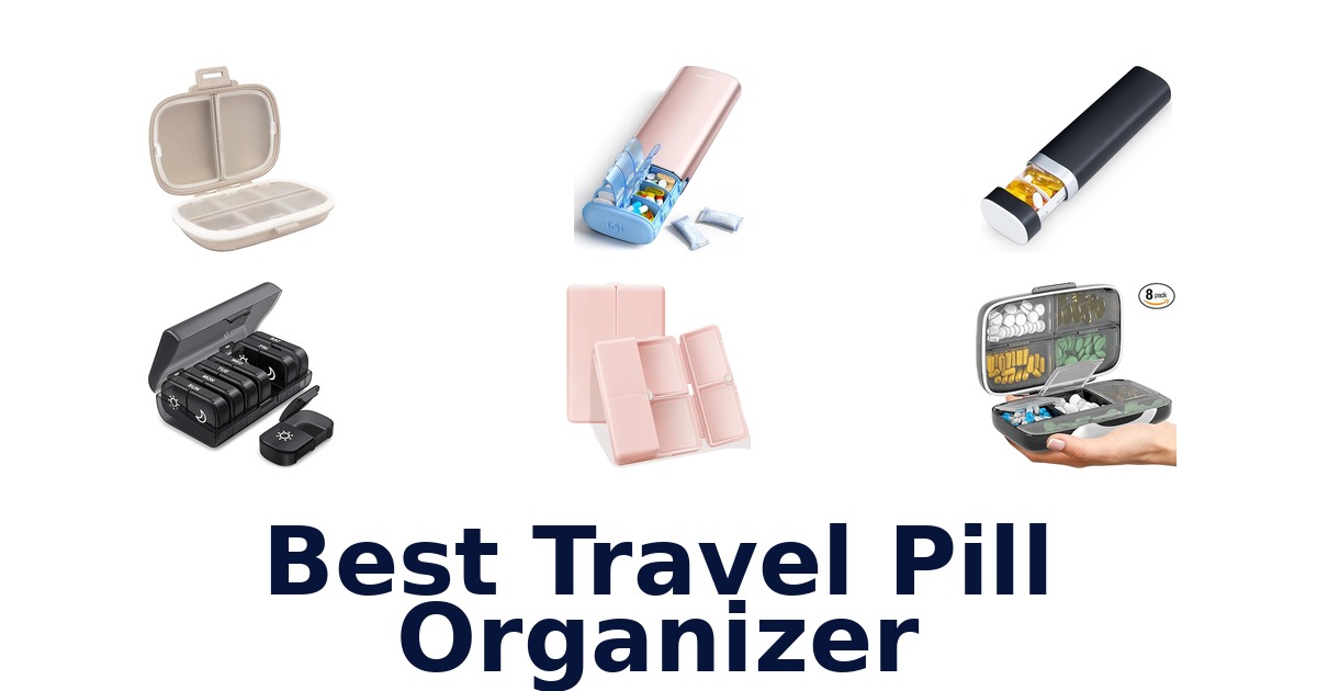 best travel pill organizer