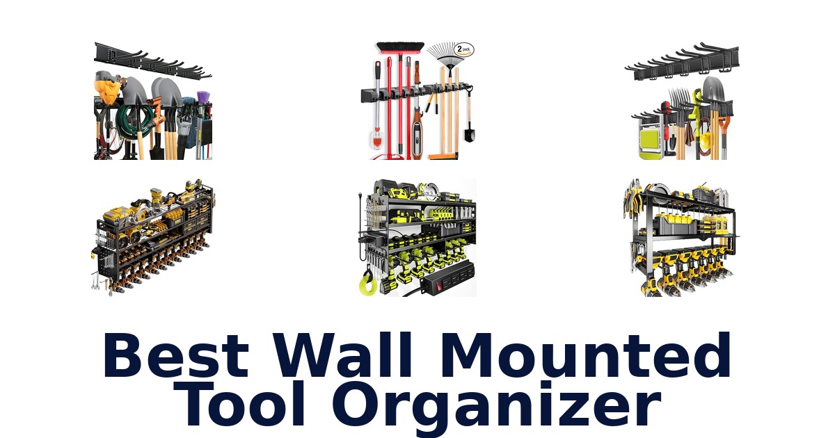 best wall mounted tool organizer